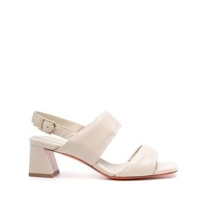 Santoni Open Back Beige Pumps - NWT